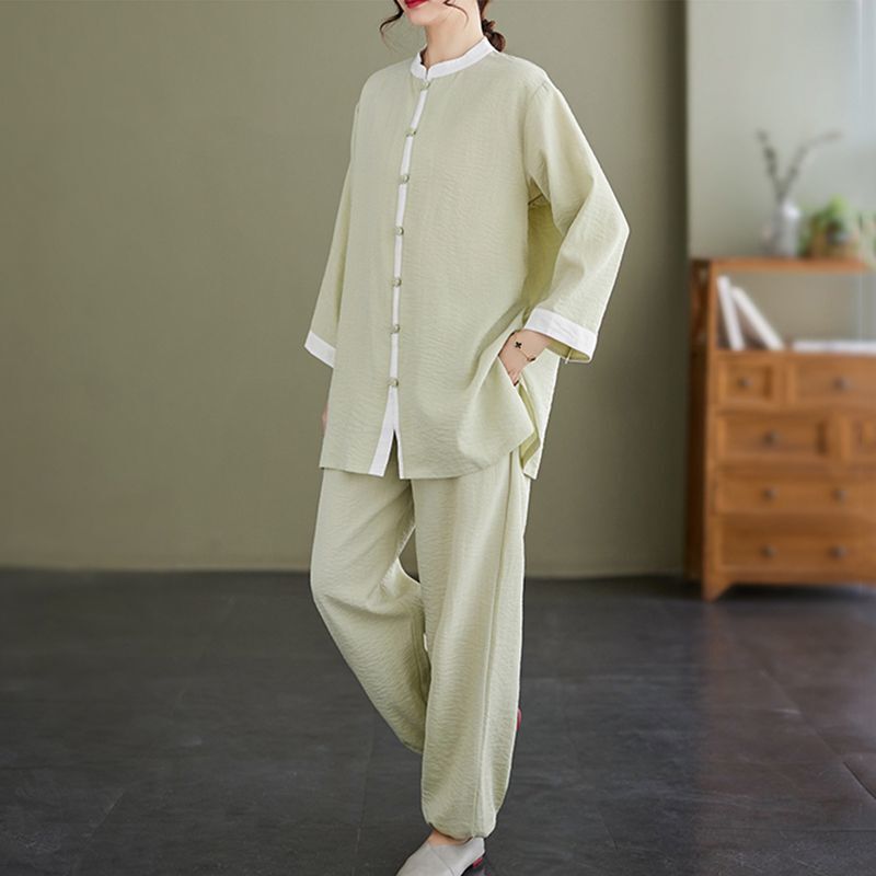 Tai Chi Suit Lay Suit Unisex Loose Yoga Suit