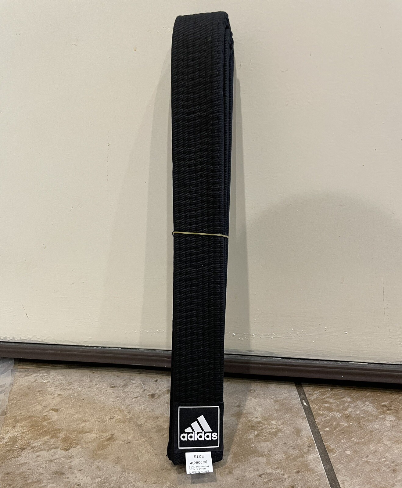NWT Adidas Taekwondo ITF Black Belt Champion Uniform WH/BK adiTITF02 Sz 180