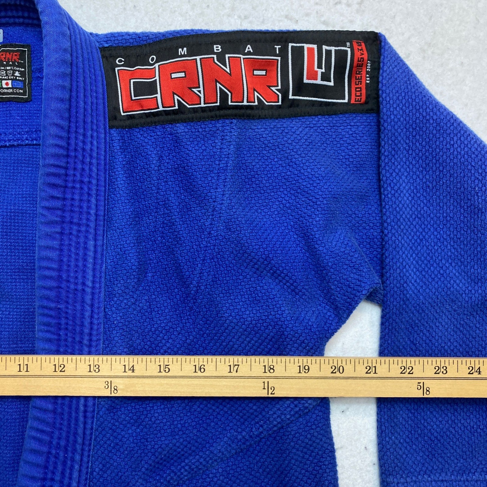 Combat Corner CRNR Size A0 Professional BJJ Gi Blue Martial Arts Uniform Set