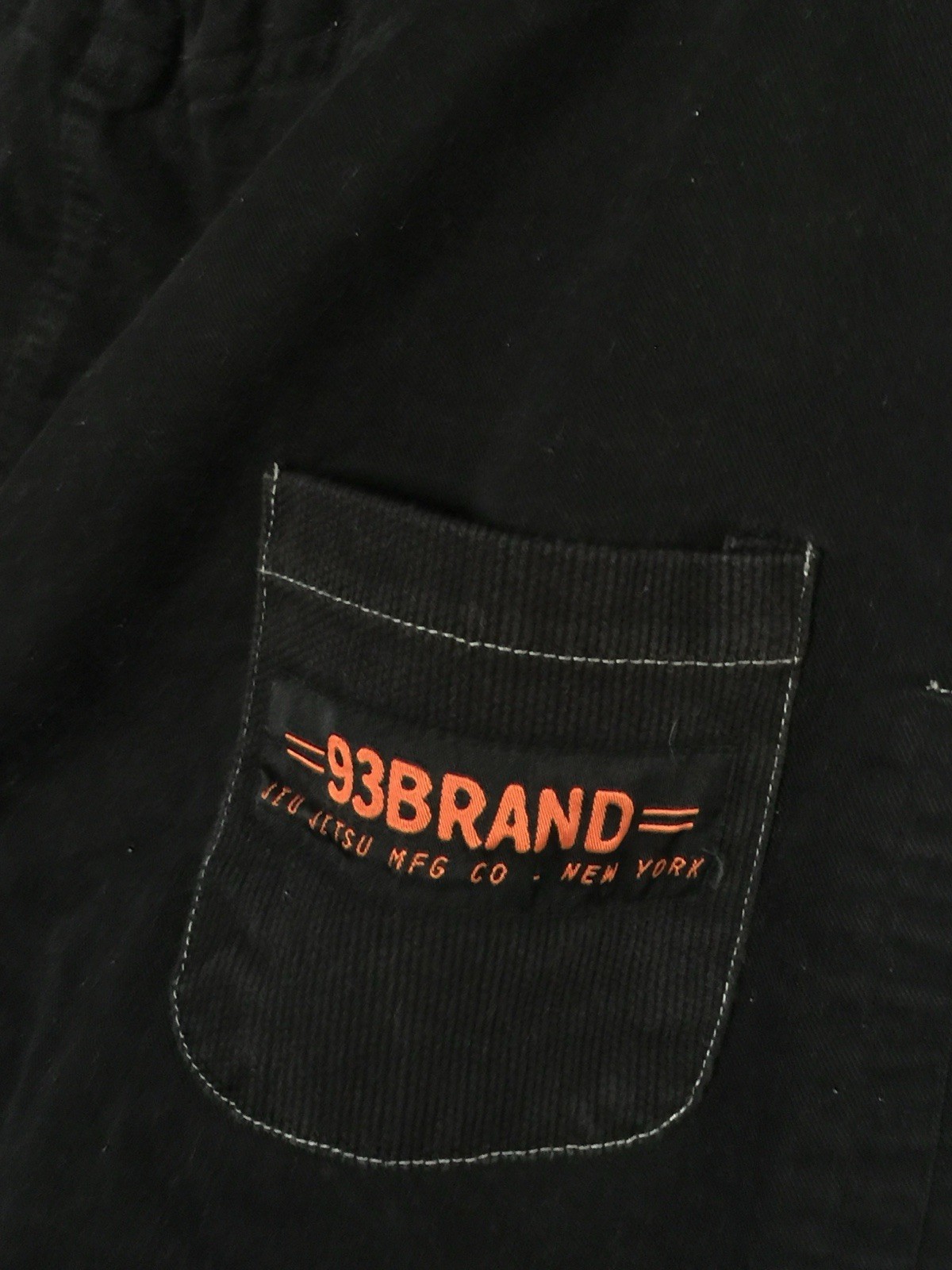 93Brand Men’s Jiu Jitsu Mfg Co Gi Pants – Black – Size “A0H”