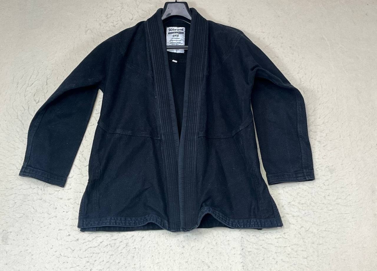 93 Brand Jiu Jitsu Gi MMA Fighter Uniform Size A1 Fighting Black Top Only