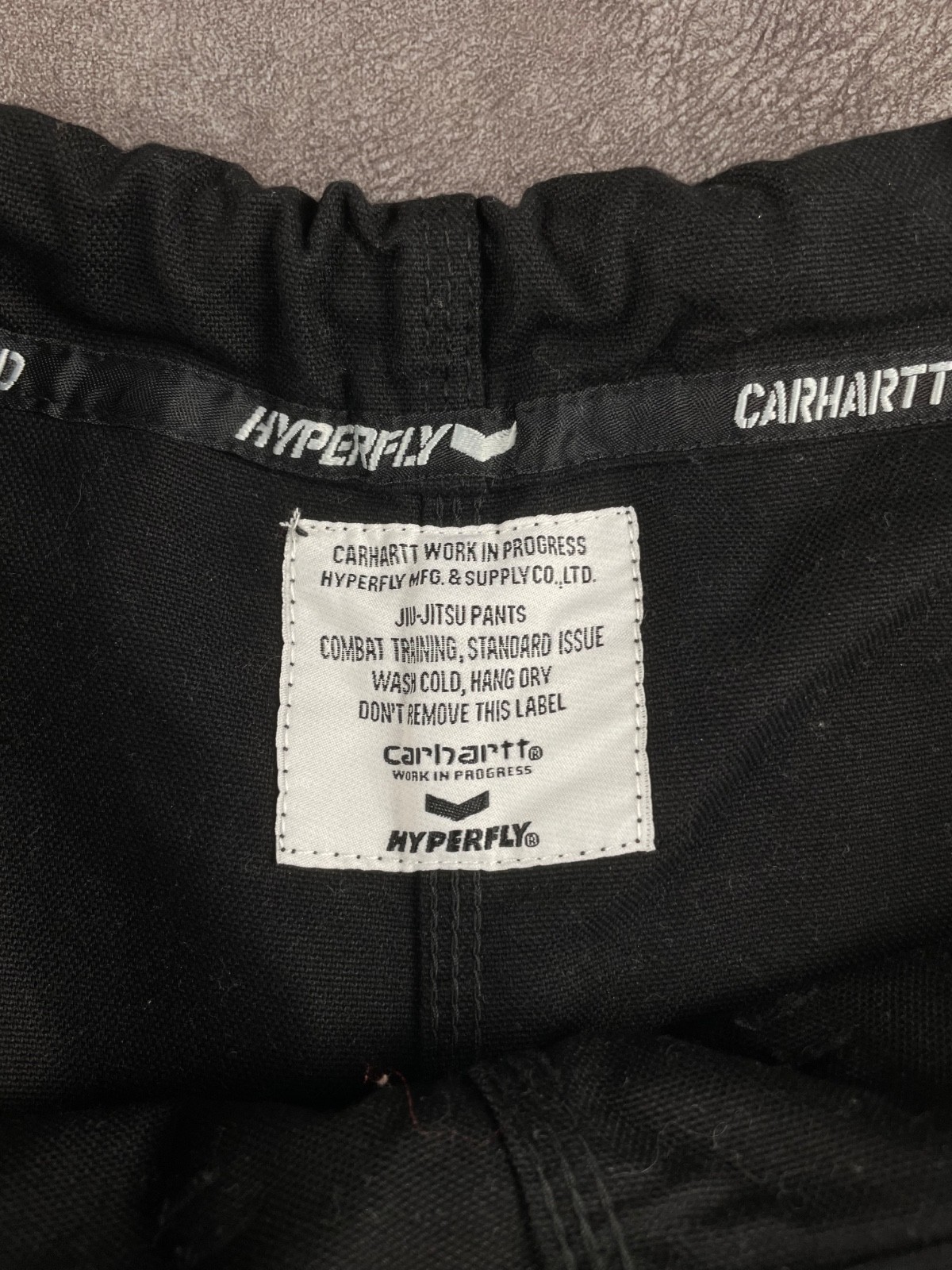 RARE Carhartt WIP x Hyperfly Collaboration Jiu Jitsu Pants Size A0 Black GI BJJ
