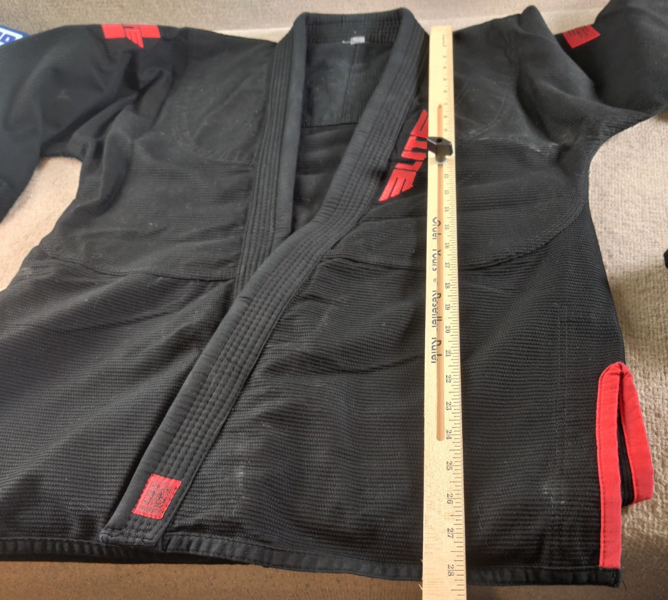 Elite Sports BJJ Gi Size A3 Black Jui Jujitsu Martial Arts MMA Jacket Pants Belt