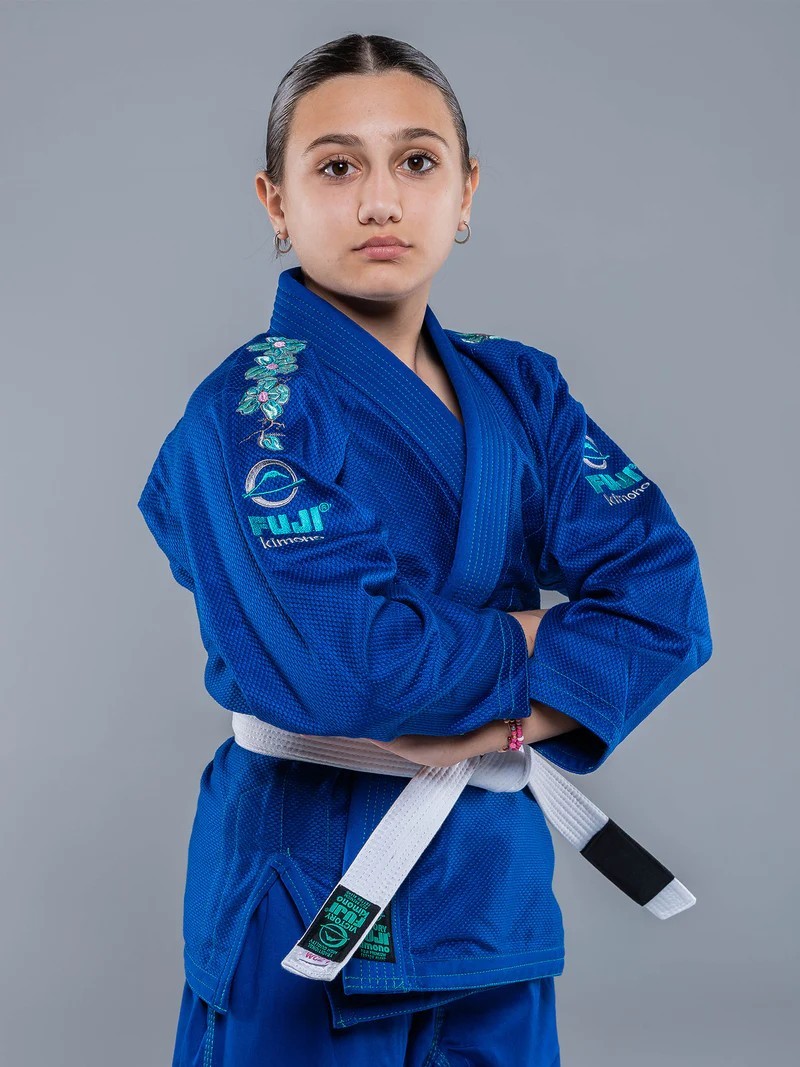 Fuji Kids Childrens Blossom Brazilian Jiu Jitsu Gi Jiu-Jitsu BJJ – Blue