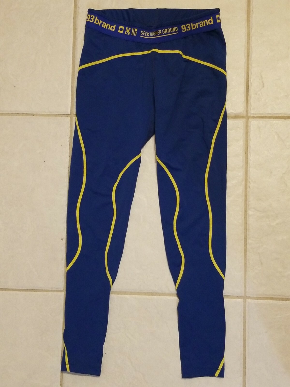 93 Brand Seek Higher Ground Grappling Tights Womens M Martial Arts Jiu Jitsu
