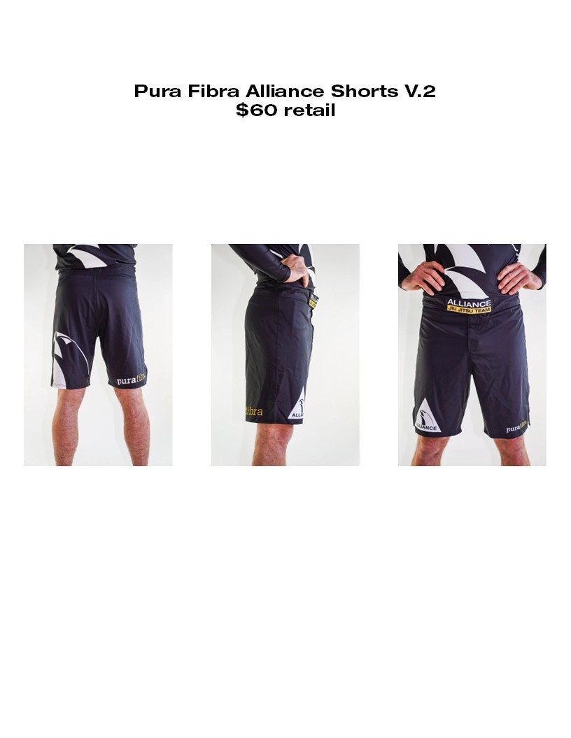 Pura Fibra Alliance No-Gi Shorts- 3XL/40″