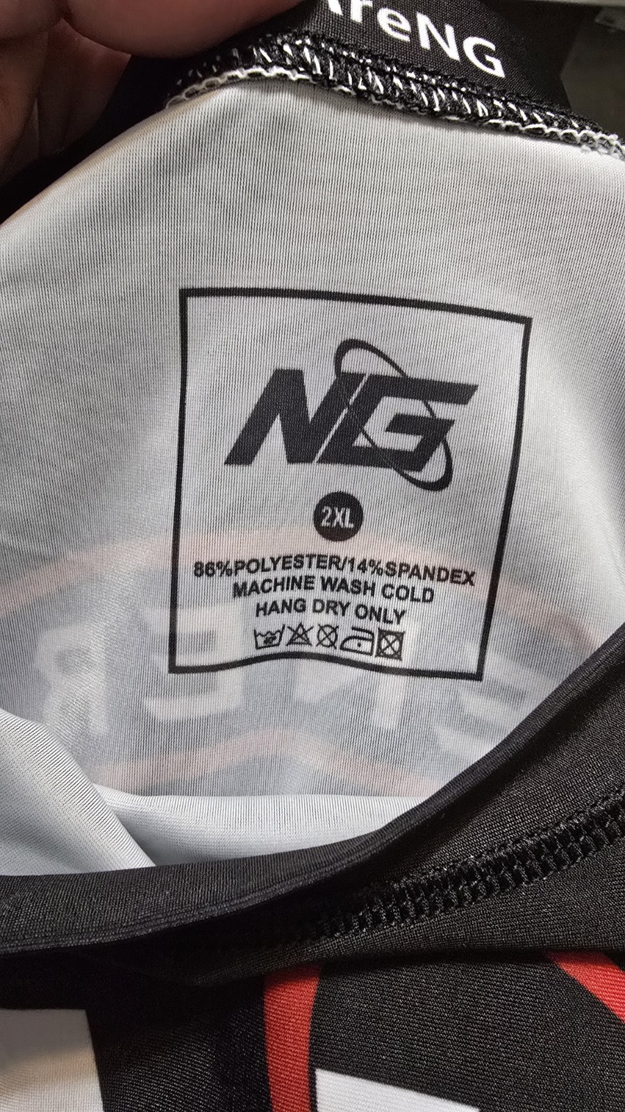 NG Next Generation MMA Rash Guard MMA Jiu Jitsu Size 2XL Black Blue Athleticwear