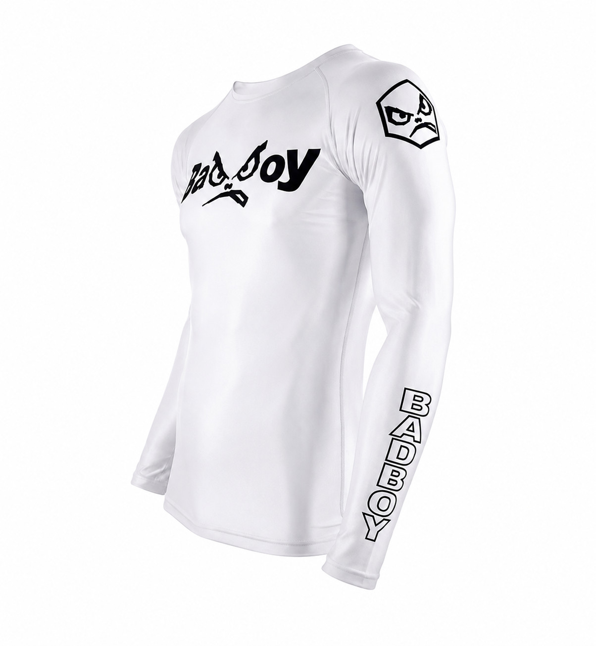 2026 Bad Boy New Retro Rashguard Gi MMA BJJ Shirt Made in Brazil White Adult