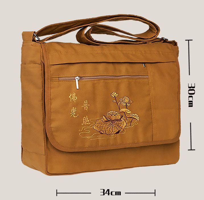 Canvas Buddhist Shaolin Monks Bags Lay Meditation Buddha Arhat Packa