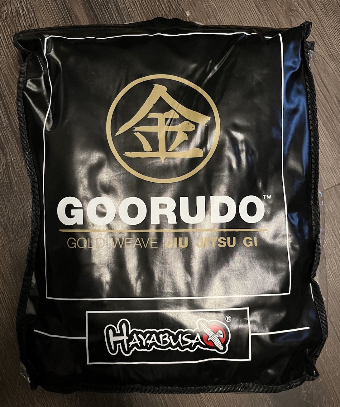 New Hayabusa Men’s Goorudo 3 Gold Weave Jiu Jitsu GI Black Size A0