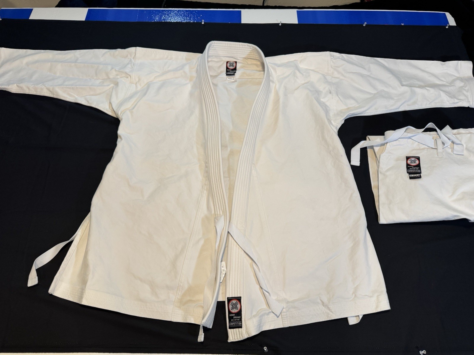 Ronin Mens Competition White Judo Jiu-Jitsu Gi Uniform Jacket &Pants Adult 5/180