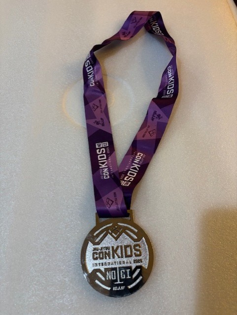 New – JIU JITSU Con Kids International Medal 2025 NO GI IBJJF – All Metal
