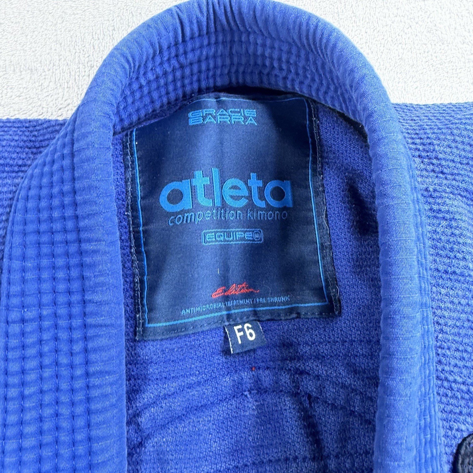 Gracie Barra Atleta Kimono F6 Blue Jacket Jiu jitsu MMA Judo Gi Set Cotton
