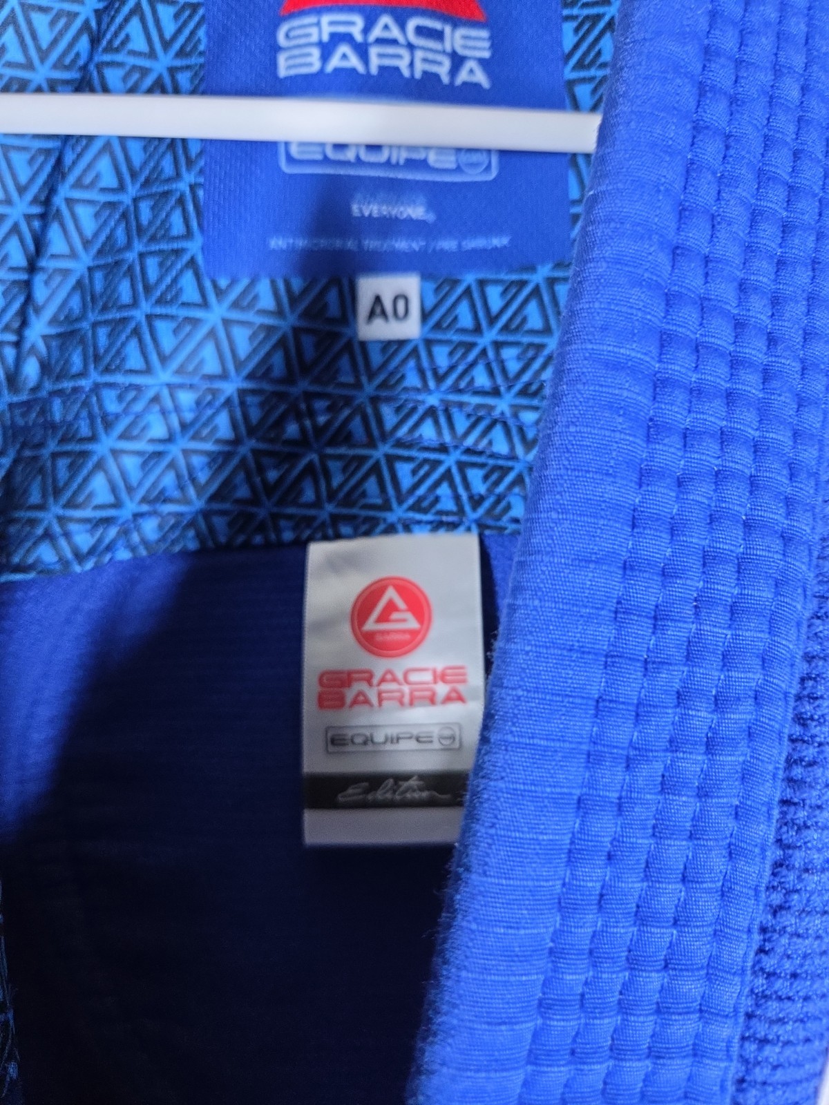 Gracie Barra Atleta BJJGi Jacket Kimono Top A0 Blue Equipe GB Edition Jiu-Jitsu
