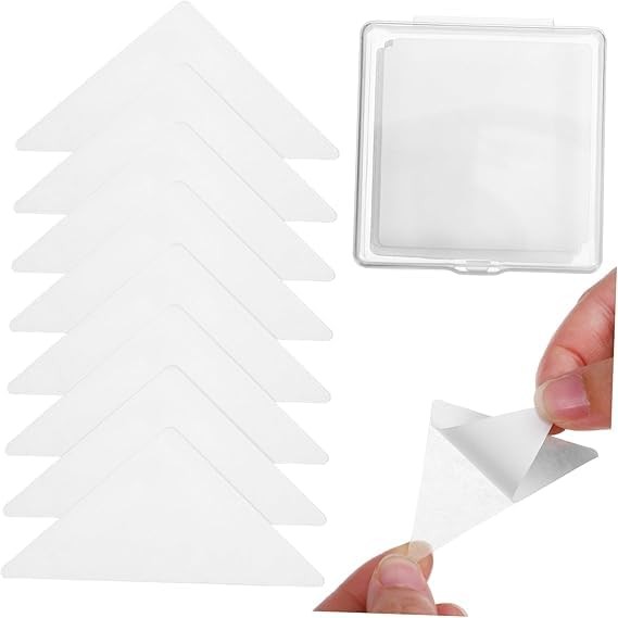 30Pcs Collar Support Stickers, Transparent PE Material, Disposable Shirt Coll…