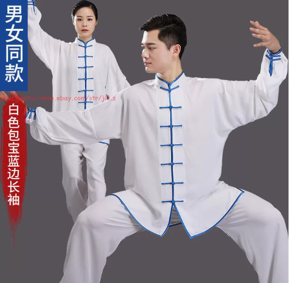 Women Men Cotton Kung Fu Tai Chi Uniform Martial Arts Clothing morning exercise