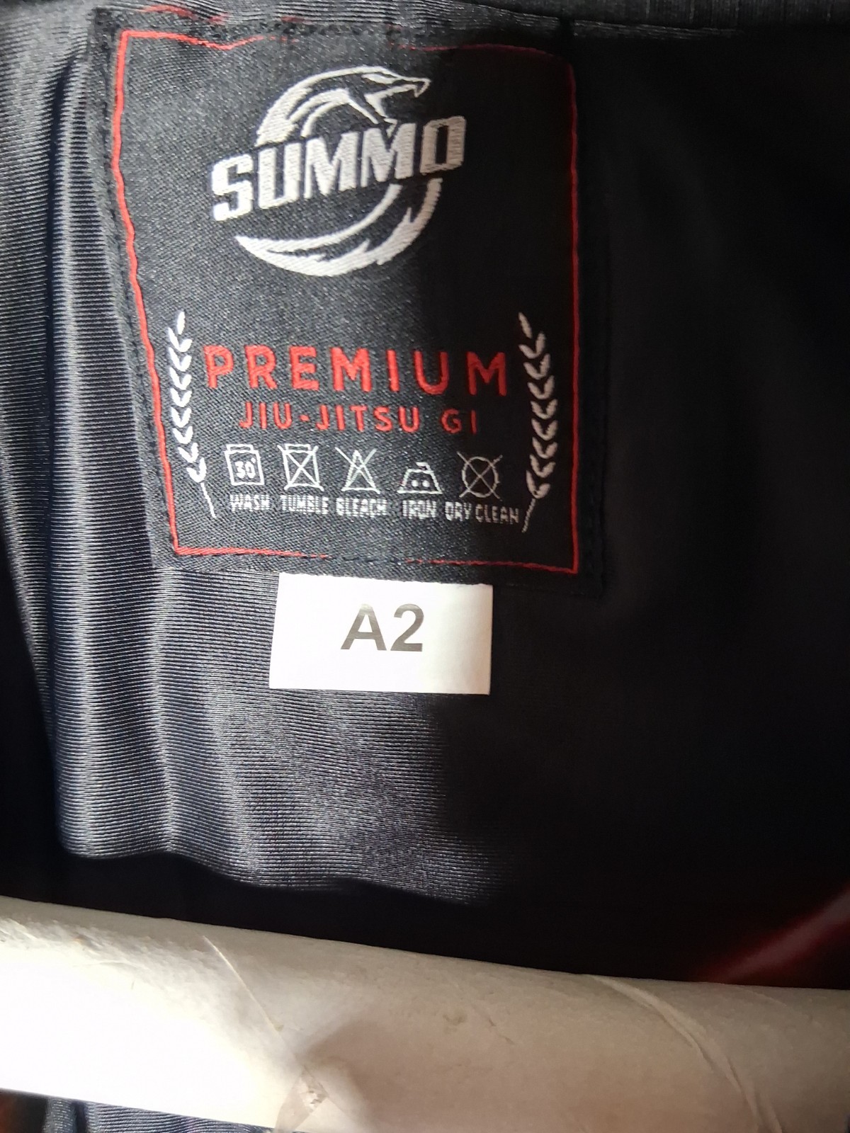 Summo Lone Wolf Premium JIU-JITSU GI A2 Black Purple Embroidery Top & Pants New