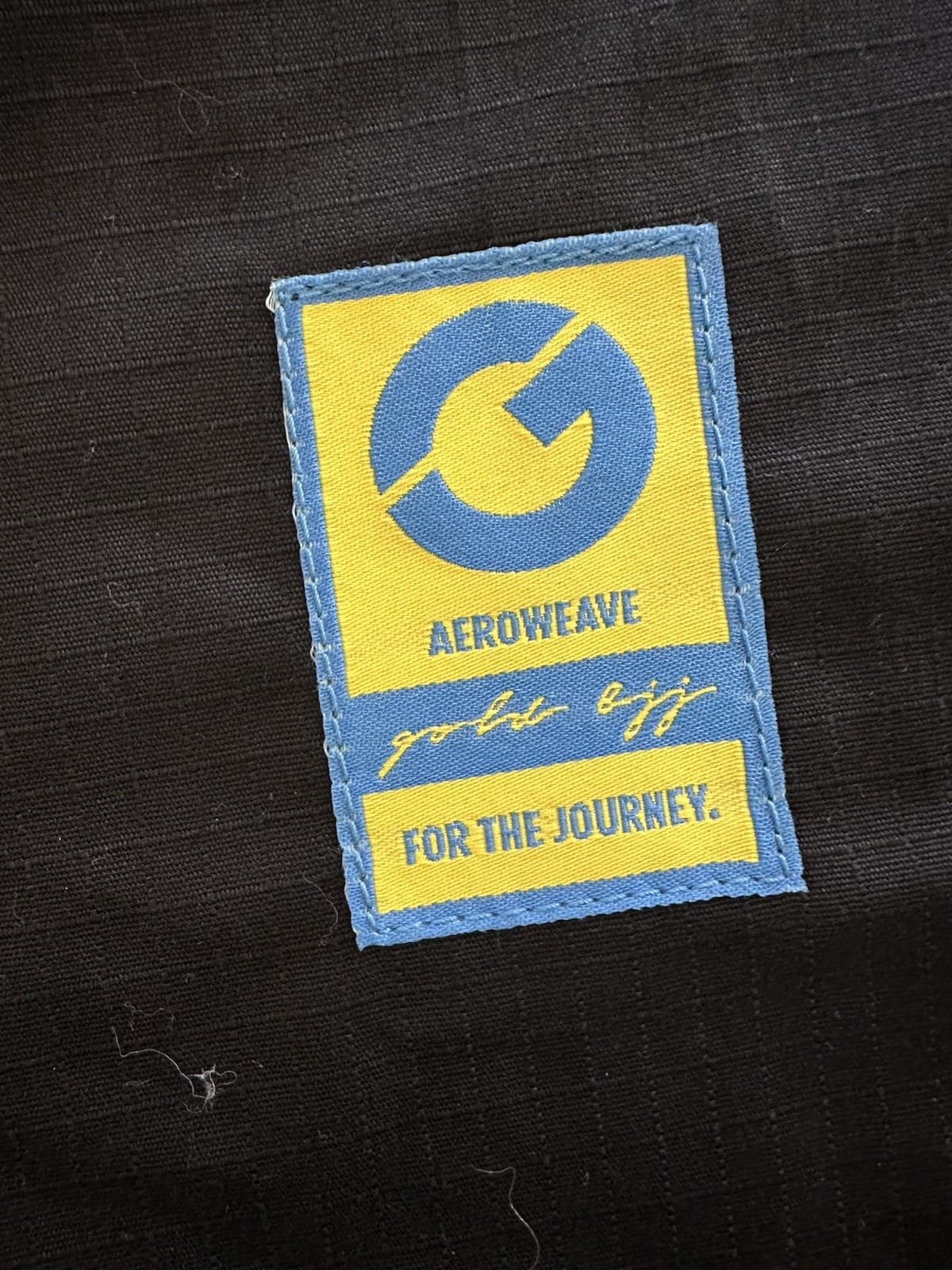 Gold BJJ Aeroweave Ultralight Gi A1 Black w/ Blue Stitching Complete BJJ Suit