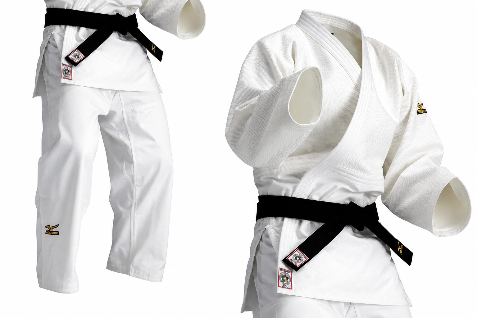 Mizuno Yusho IJF Approved Judo Gi Uniform Jacket & Pants Set White New Japan