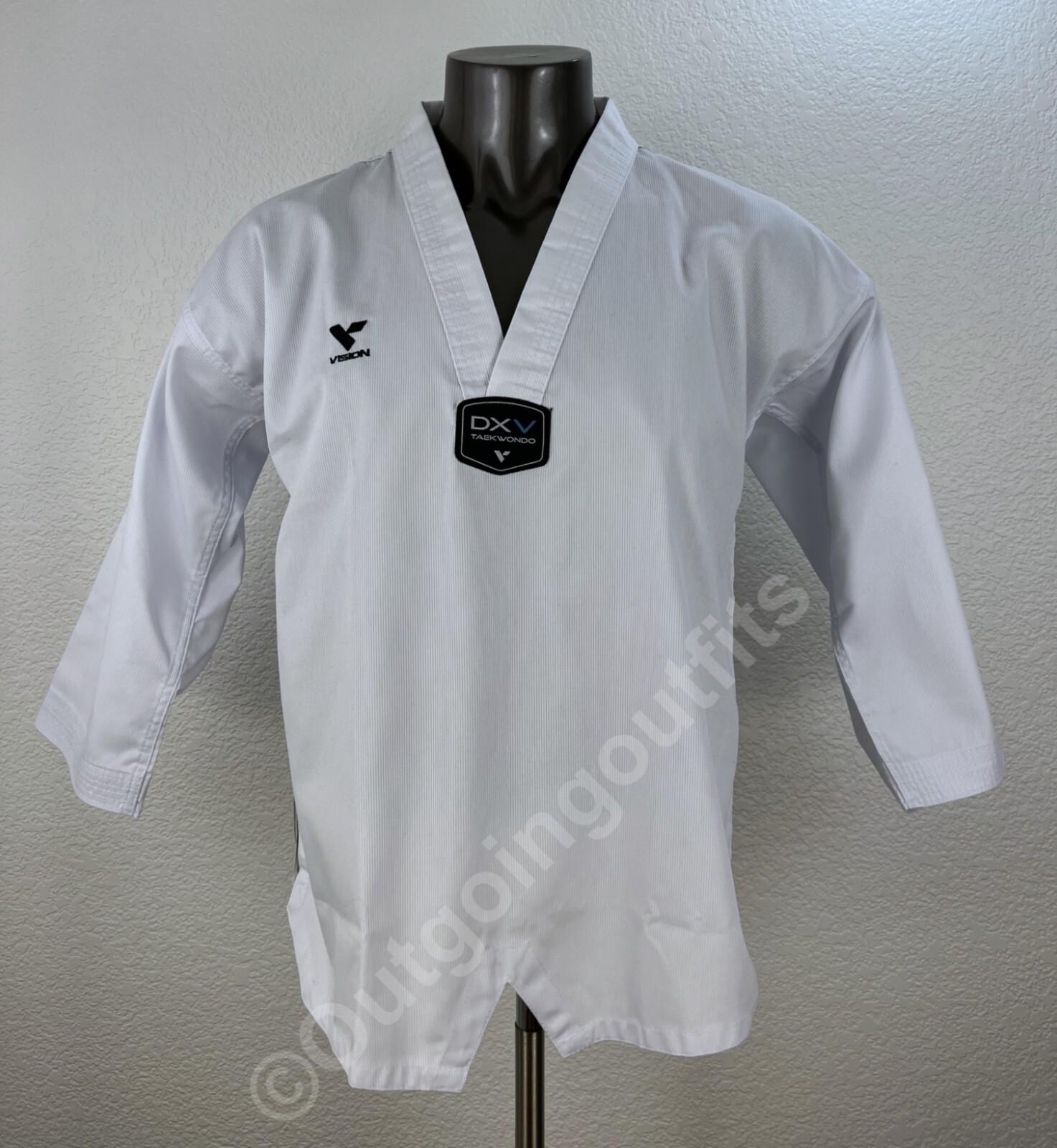 Vision DXV Taekwondo UWIA Adult’s Uniform Top White Size 3/170cm