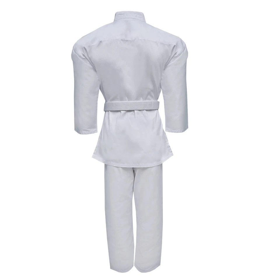 Karate Gi Uniform Lightweight Kids Adults Martial Arts Training Suit & Free Belt