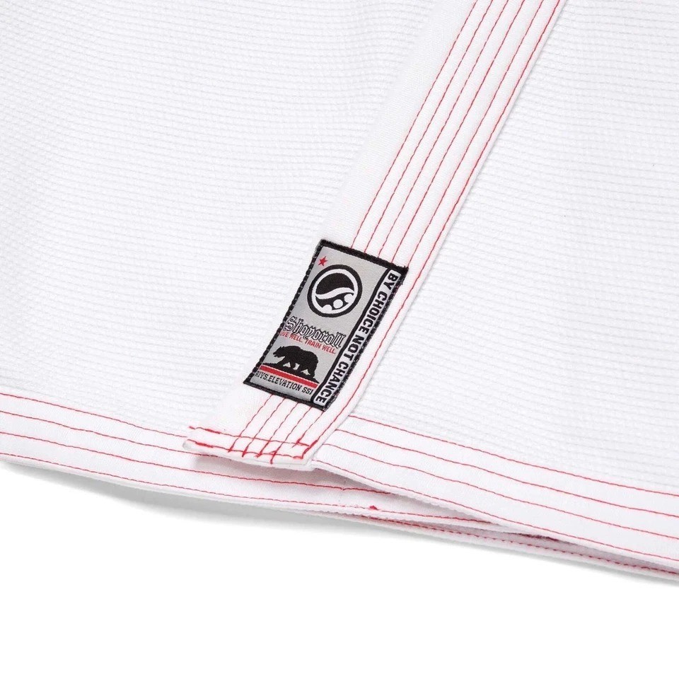 Shoyoroll White Star Uniform BJJ Gi Batch 146 Jiu-Jitsu Kimono 450 GSM
