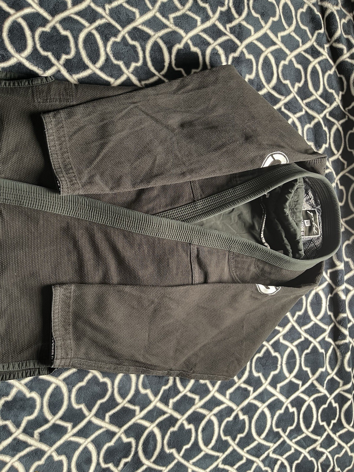 Gold BJJ Foundation Gi Brazilian Jiu-Jitsu Uniform Black Size A5